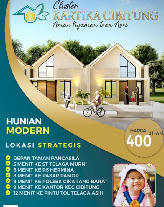 Perumahan Cluster Kartika Cibitung Bekasi