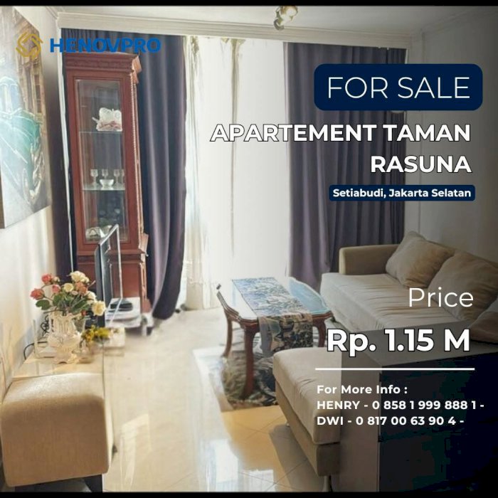 JUAL RUGI Taman Rasuna Unit 2+1BR Epicentrum Sudah  Renov