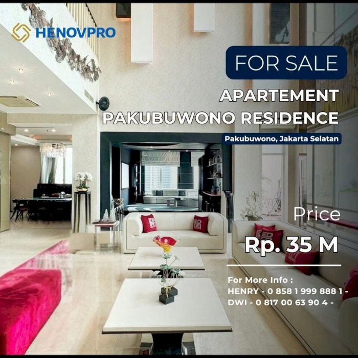 TURUN HARGA Pakubuwono Residence PENTHOUSE City View