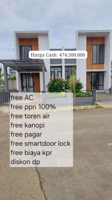 Rumah maizena Bogor harga terjangkau view alam pegunungan