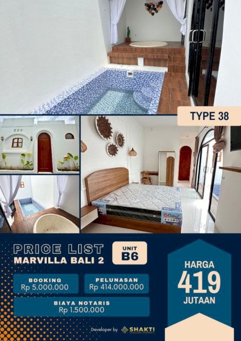 Marvilla Bali 2 Yogyakarta , villa dengan private pool & jacuzi