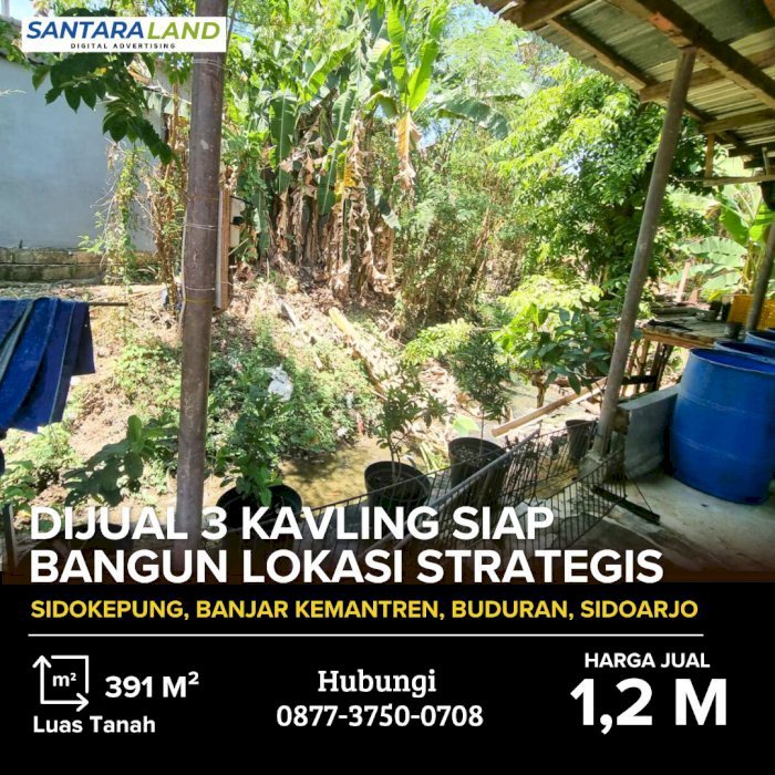 Dijual 3 Kavling Siap Bangun