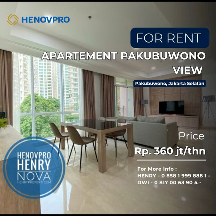 Pakubuwono View Best Unit 2+1BR Pool View