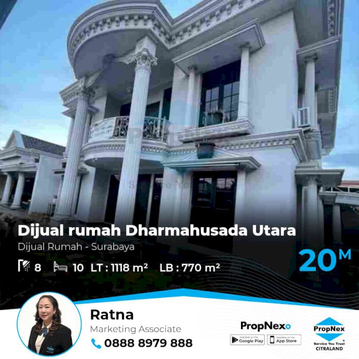 Dijual Rumah Dharmahusada utara