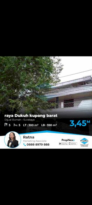 Dijual Rumah Raya Dukuh kupang Barat