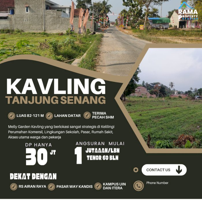 KAVLING RUMAH DAN RUKO PINGGIR JALAN LOKASI STRATEGIS DEKAT KAMPUS