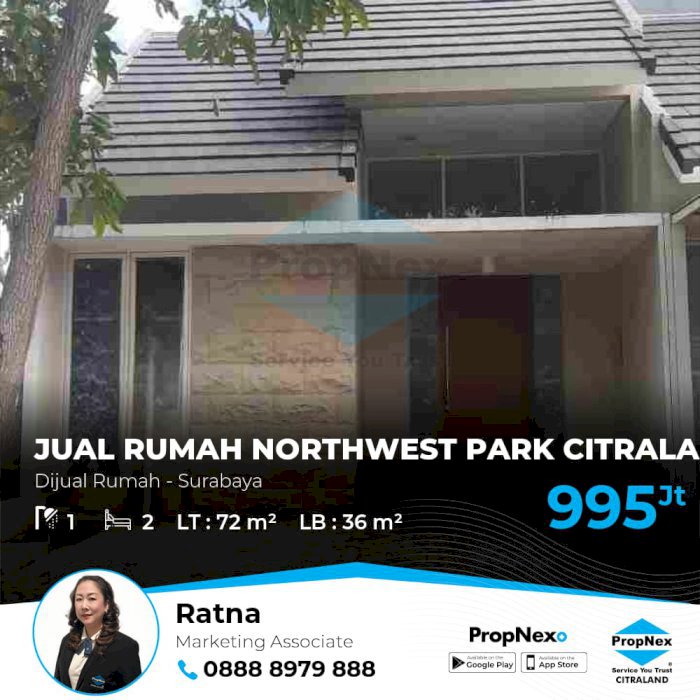 Dijual Rumah Northwest Park TERMURAH !!!