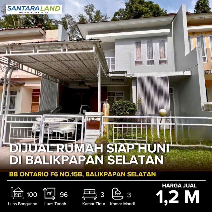 DIJUAL RUMAH SIAP HUNI DI BALIKPAPAN SELATAN