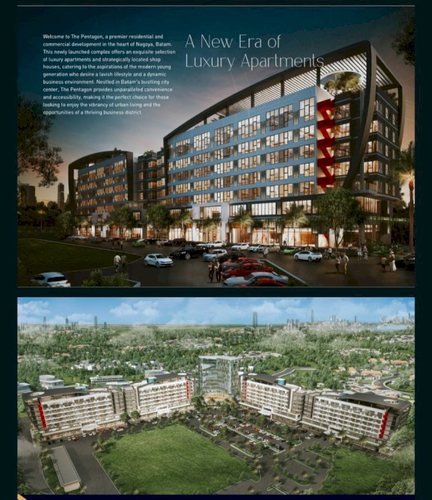 New Nagoya The Pentagon Apartemen depan SNL Dc Mall