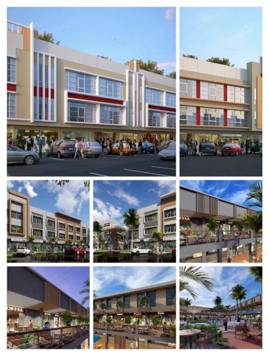 Ruko Kbc depan jalan besar parkir luas Botania