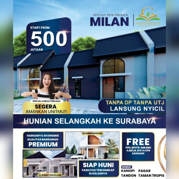 Rumah Baru Ready Unit Start 500Jutaan di Ry. Bambe Driyorejo