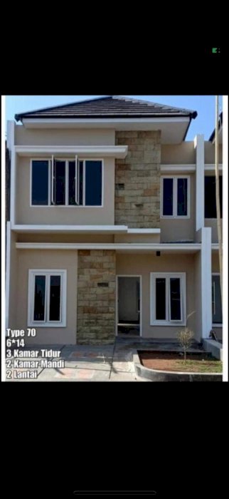 Dijual rumah baru di The Castell Premium Residence, Makassar.