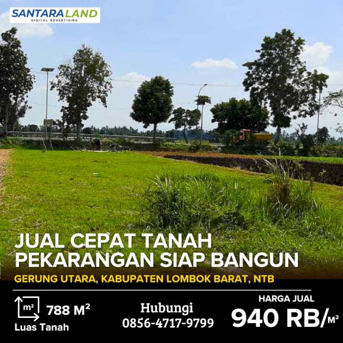 JUAL CEPAT TANAH PEKARANGAN