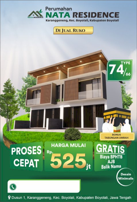 Ruko Lantai 2 Nata Residence