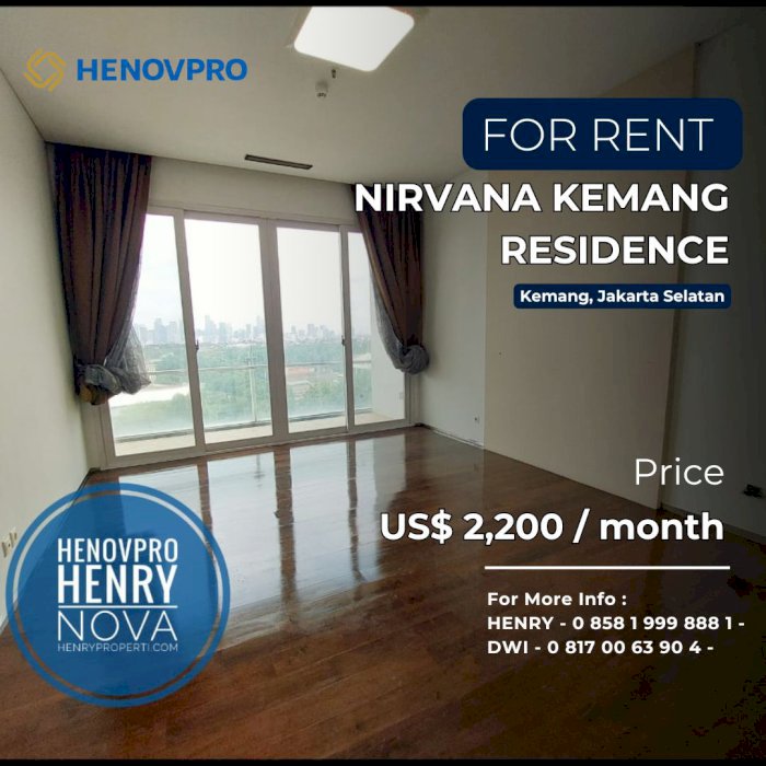 FOR RENT Nirvana Kemang Unit 3+1BR Private lift