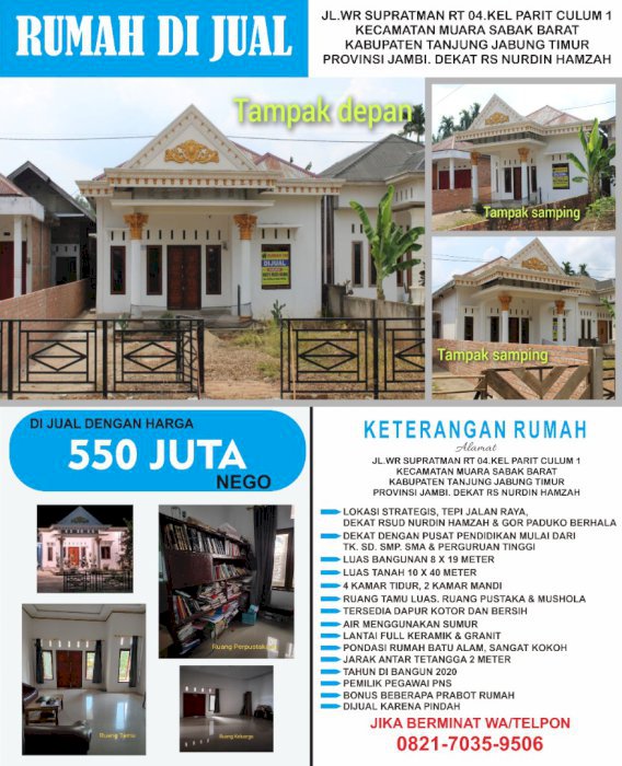 Dijual Cepat Rumah Pribadi