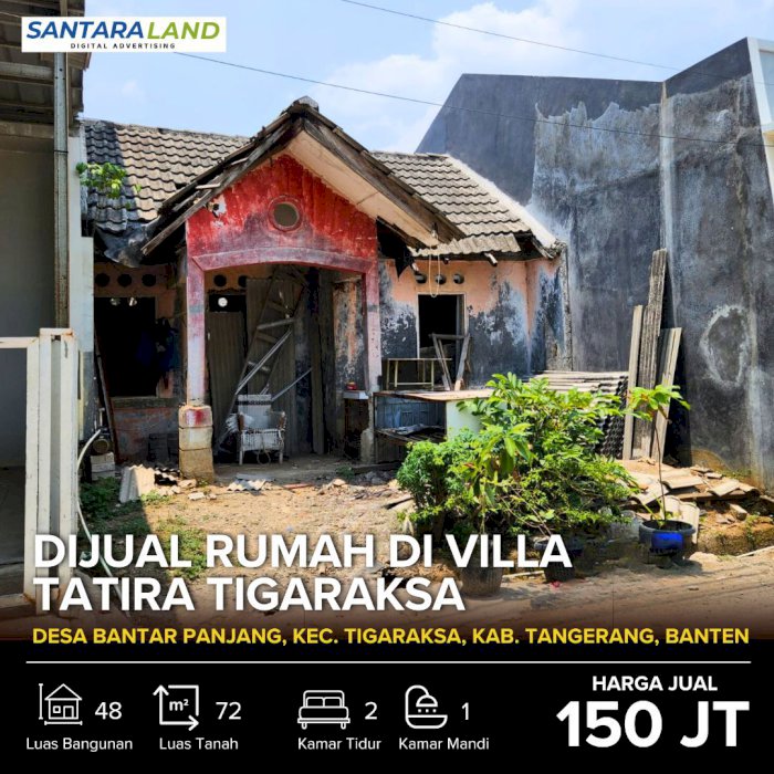 Dijual Rumah di Villa Tatira Tigaraksa - Harga Terjangkau