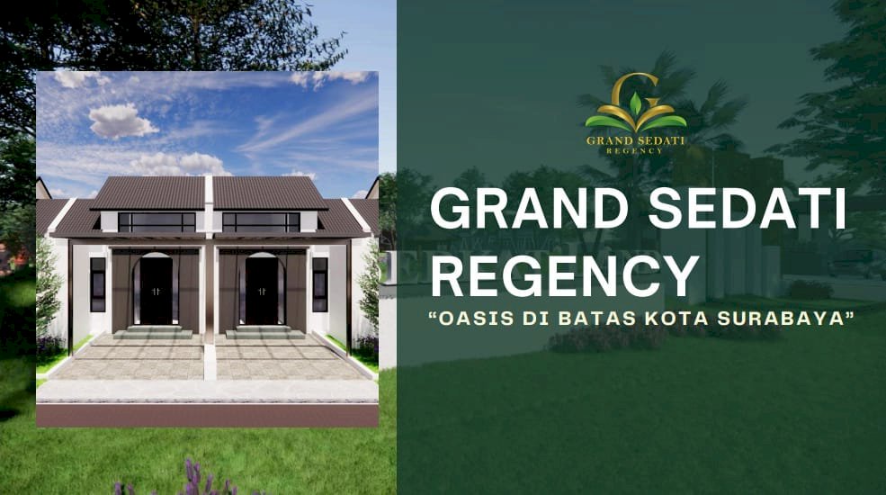 Dijual Rumah Grand Sedati Regency di Sidoarjo Jawa timur
