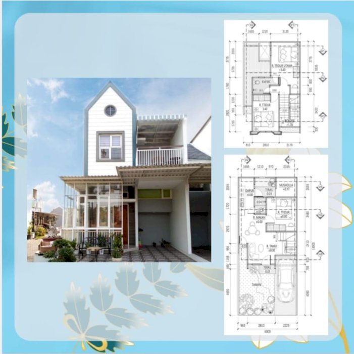 Dijual Rumah 2 Lantai Harga 800 juta di mojosari