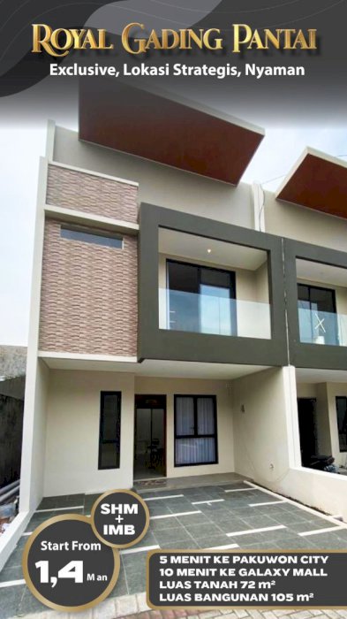 Dijual Rumah Royal Gading Pantai Surabaya Timur