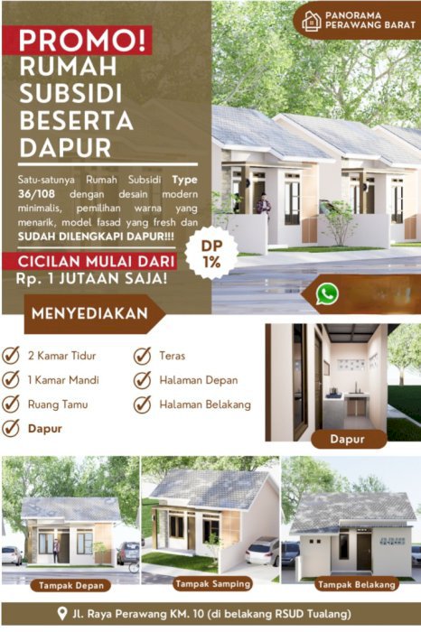 Perumahan Subsidi Lokasi Strategis Panorama Perawang Barat