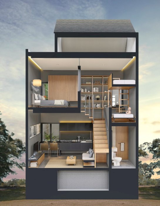 Perumahan elite Tepi pantai Full furnish Pasir putih Batam