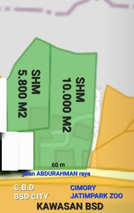 Lahan Komersial Legok City Tangerang