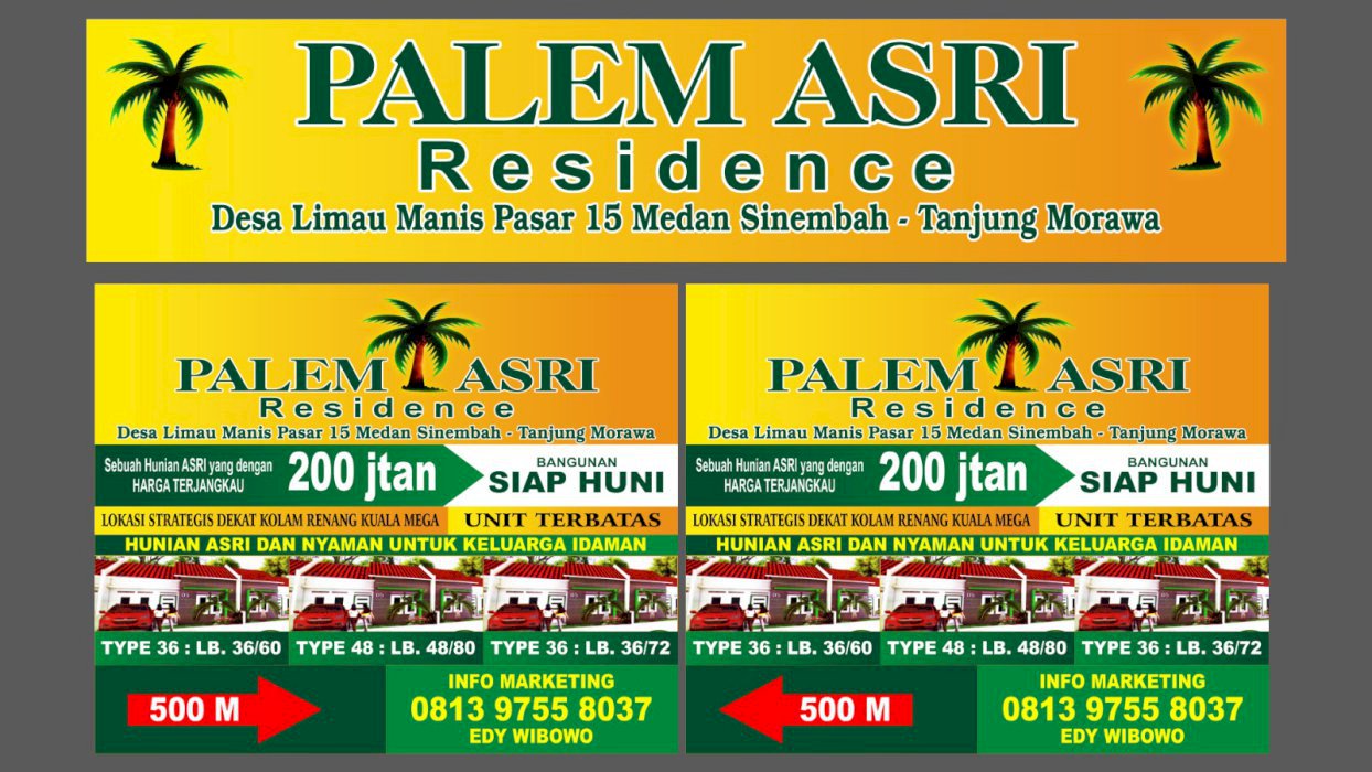 Perumahan Palem mas jl.limau manis tg.morawa