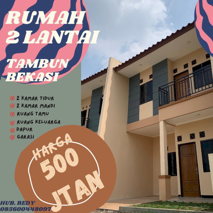 RUMAH STRATEGIS 2 LANTAI DI TAMBUN SELATAN
