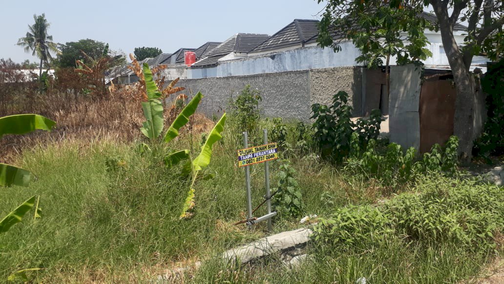 jual tanah murah depan  perumahan taman karang bahagia cikarang