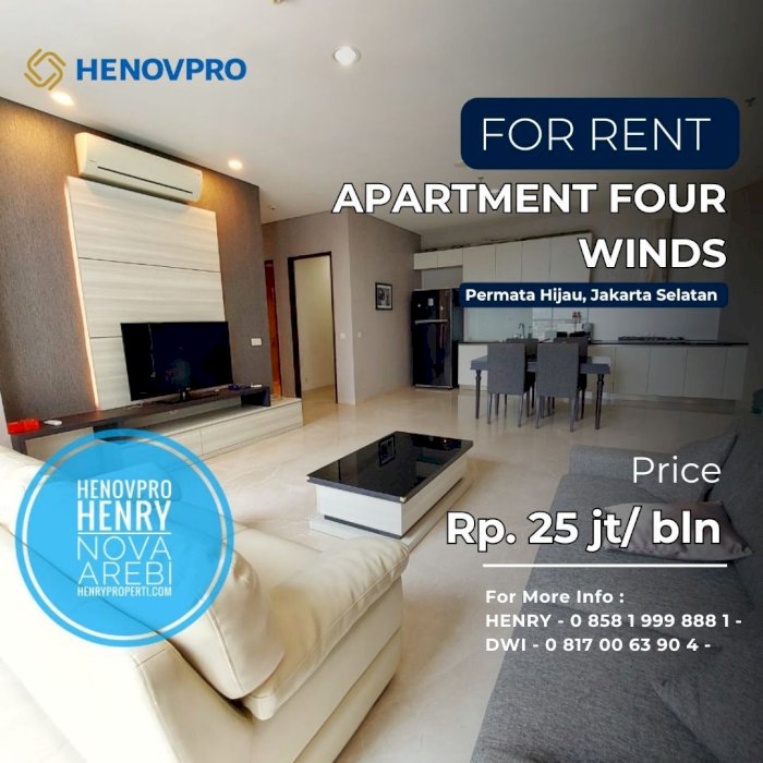 Four Winds Apartment. 2+1BR - Big Size Unit Best City View furnished