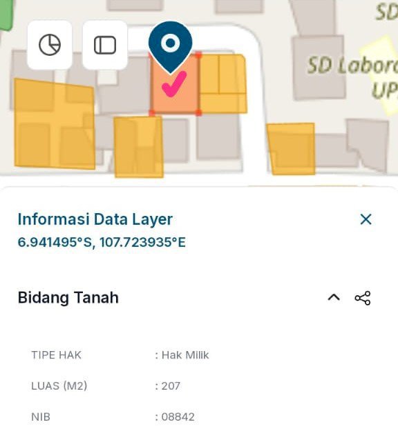 Jual Hitung Tanah Jl. Cibiru Indah - Cibiru Hilir Dekat UPI !