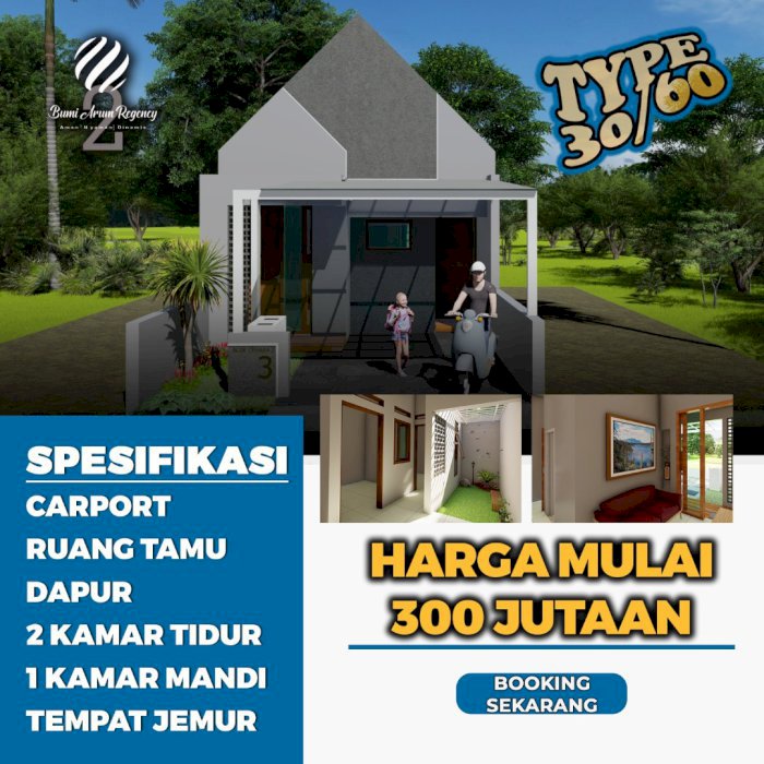 Rumah 1 lantai di Bandung Timur