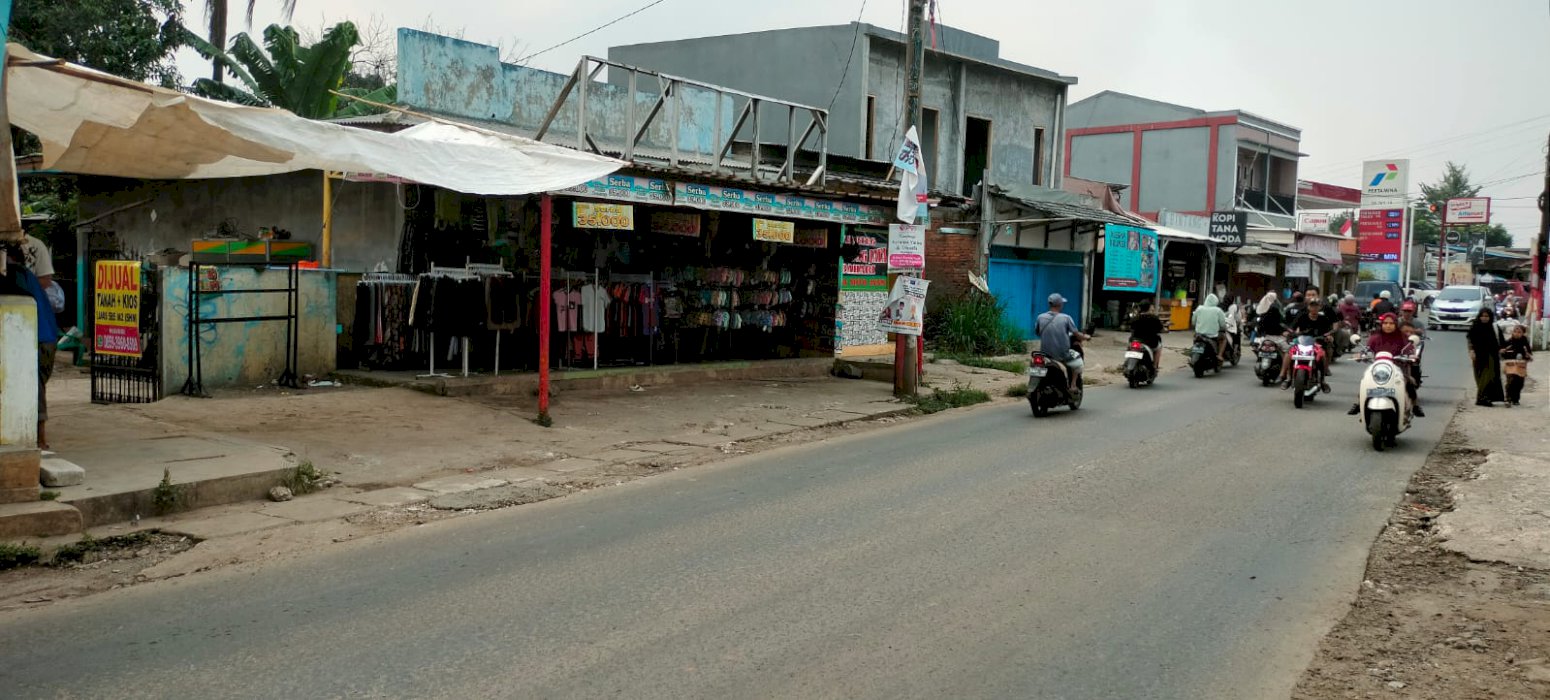 Dijual tanah dan kios cocok untuk usaha sawangan depok
