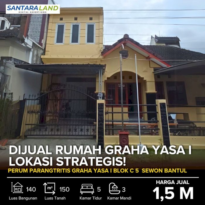Dijual Rumah Graha Yasa I - Lokasi Strategis!