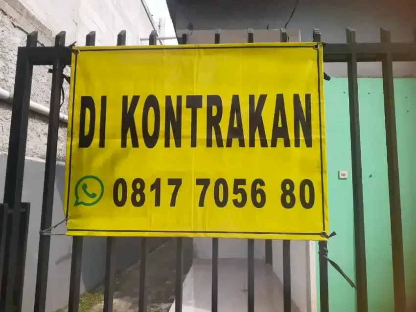 Di Kontrakan Rumah Petakan Minimalis