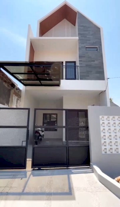 Rumah scandinavian minimalis modern siap huni