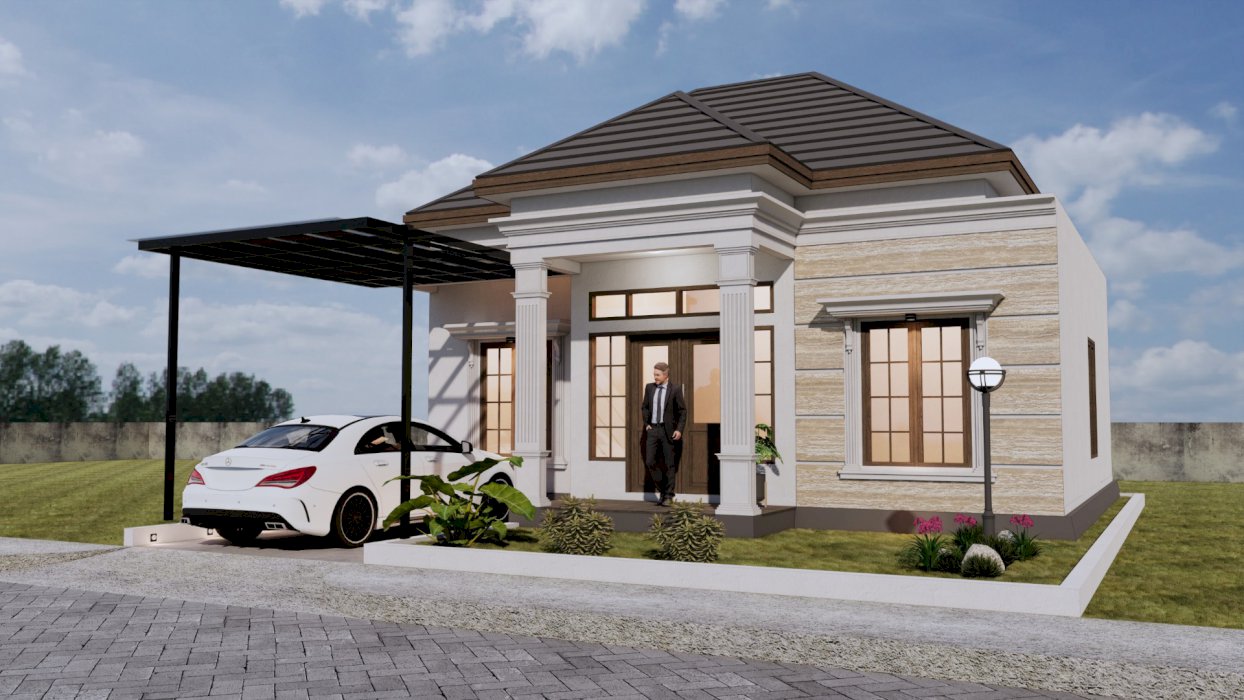 Dijual Rumah murah semi permanen type 70 di banjarmasin utara