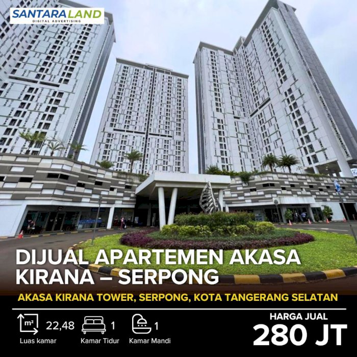 DIJUAL APARTEMEN AKASA KIRANA – SERPONG