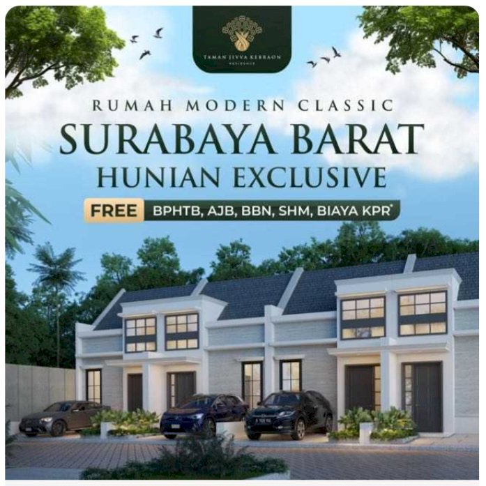 Dijual Rumah Baru 1 ato 2 Lantai Start 600Jt Lokasi Kebraon Surabaya