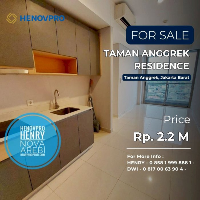 Taman Anggrek Residence TURUN HARGA 3BR CITY VIEW