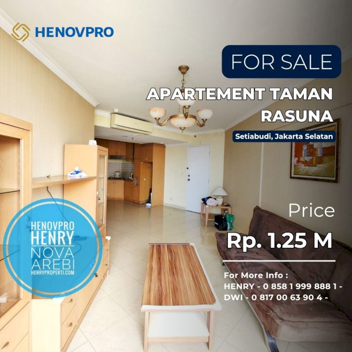 DIJUAL Apartemen Taman Rasuna Unit 2+1BR City View