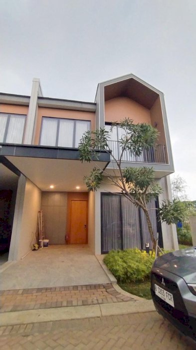 Rumah baru siap huni furnished di kluster elit sancuary