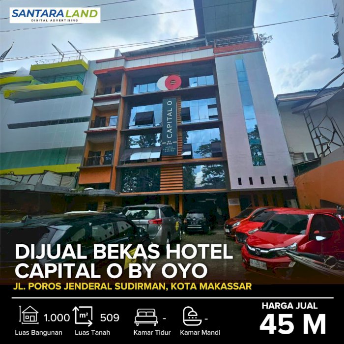 DIJUAL BEKAS HOTEL CAPITAL O BY OYO