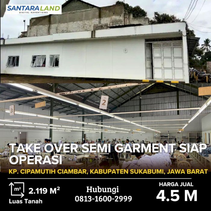 TAKE OVER SEMI GARMENT SIAP OPERASI