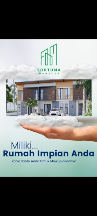 Rumah Baru 2 Lantai Hanya Booking Langsung Akad