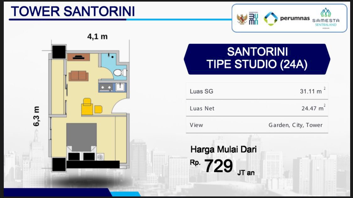 Jual Apartemen di Medan