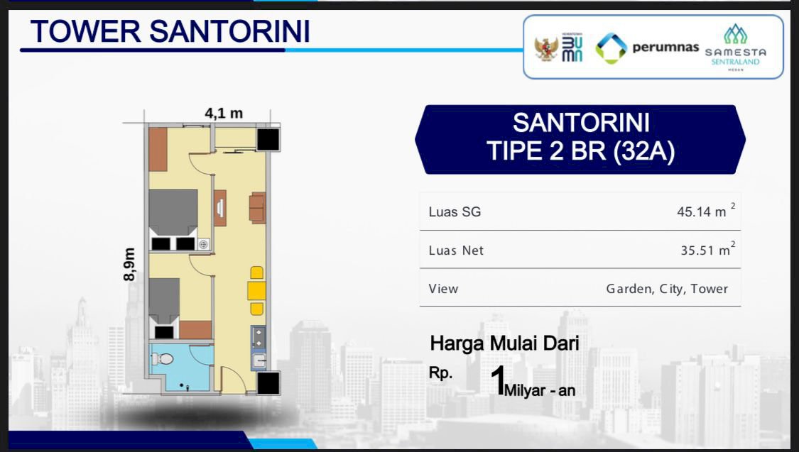 Jual Aprt di Kota Medan