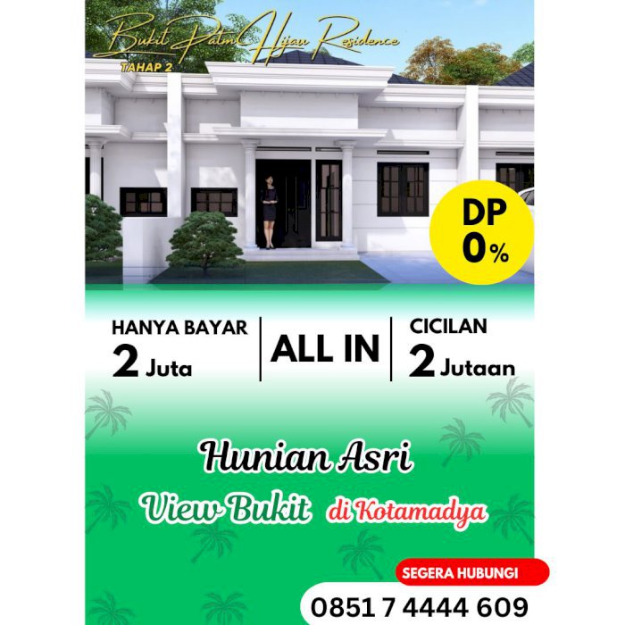 RUMAH MURAH VIEW BUKIT DI CAMPANG RAYA BANDAR LAMPUNG