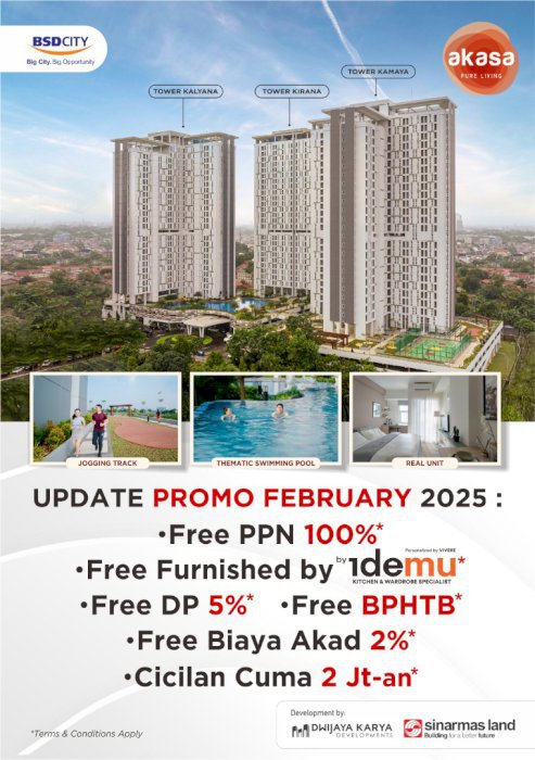 Dijual  Akasa pure living
